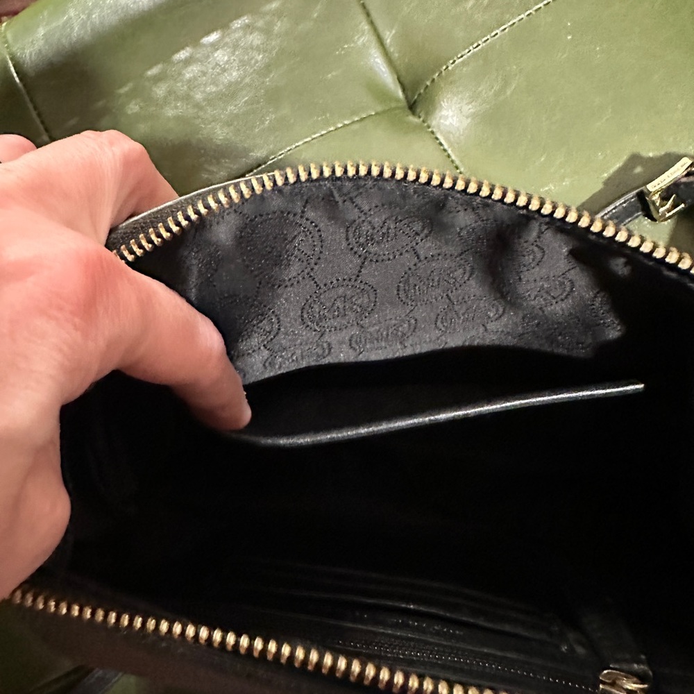 Michael Kors - Black Leather Shoulder / Crossbody Bag with Tassel - Picture 9 of 9